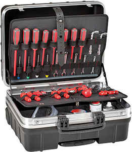 N90410: Valigetta per assistenza tecnica in PP con trolley; GTLINE