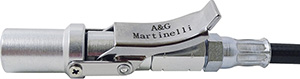 P50206: Testina Easy Lock ad aggancio rapido per ingrassatori a testa sferica; AEG_MARTINELLI