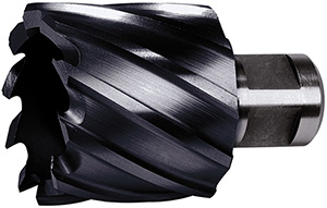 R50251: Fresa a corona in HSS-E serie corta con attacco Weldon 19; FORMAT